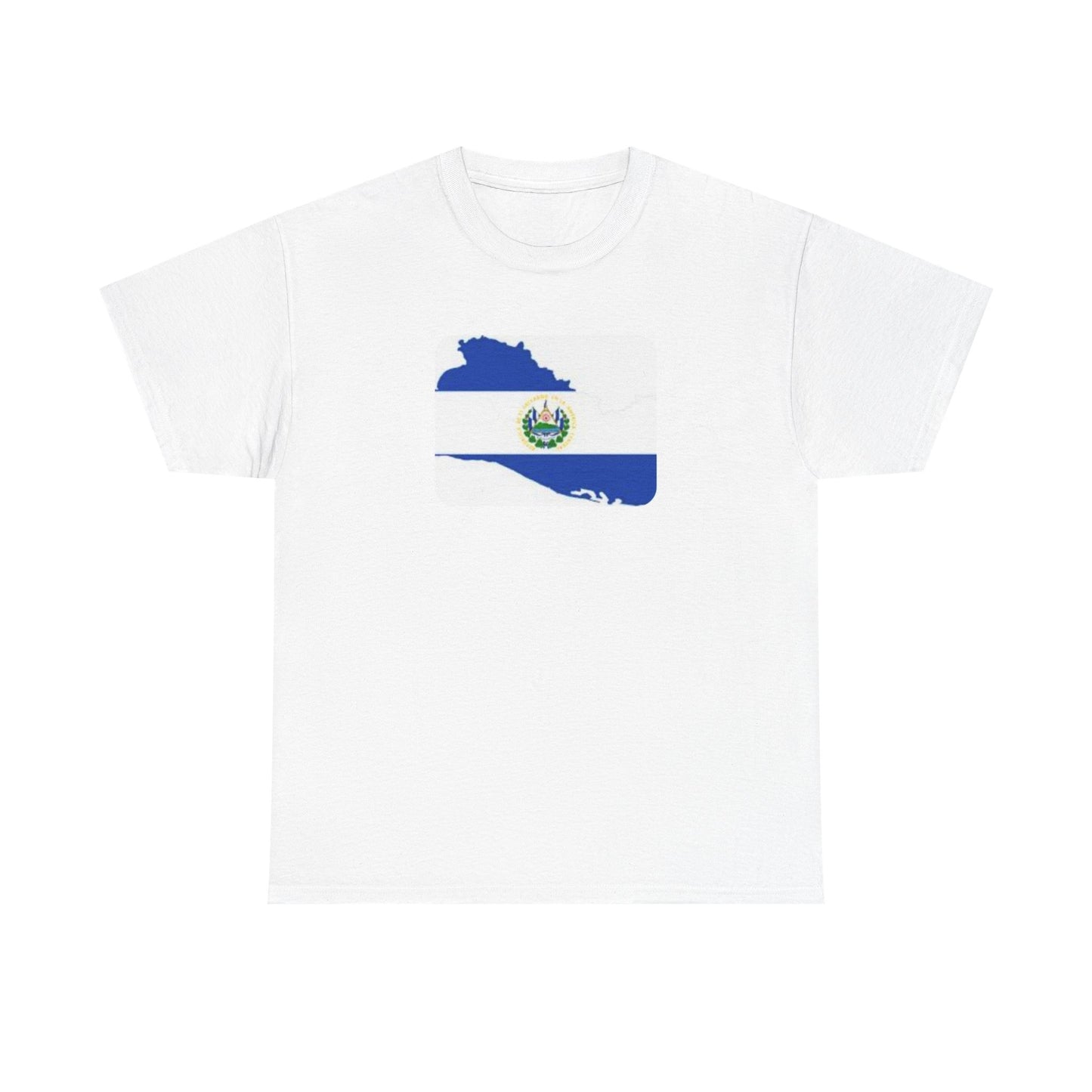 Unisex Heavy Cotton Tee -- el Salvador flag and map