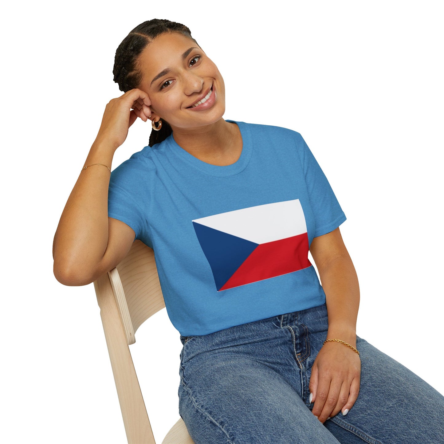 Unisex Softstyle T-Shirt -- Czechia