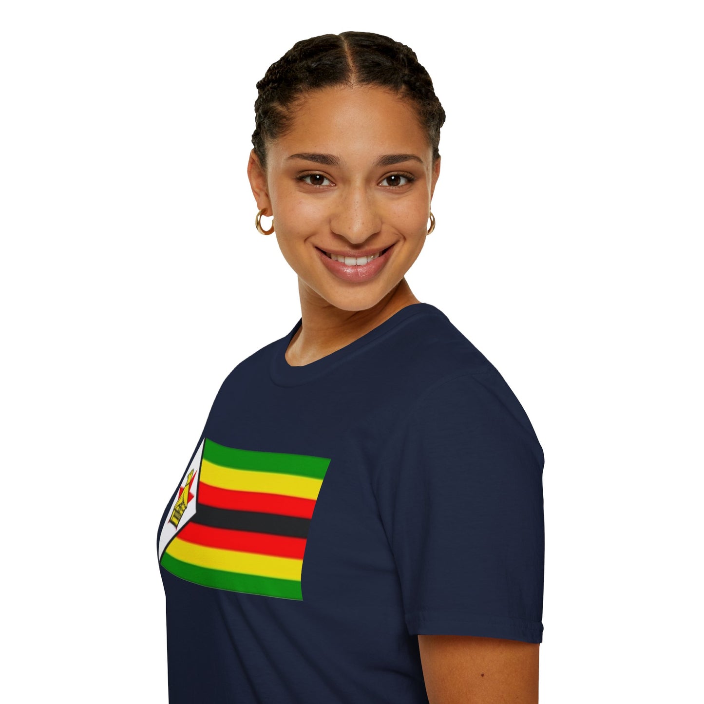Unisex Softstyle T-Shirt -- Zimbabwe