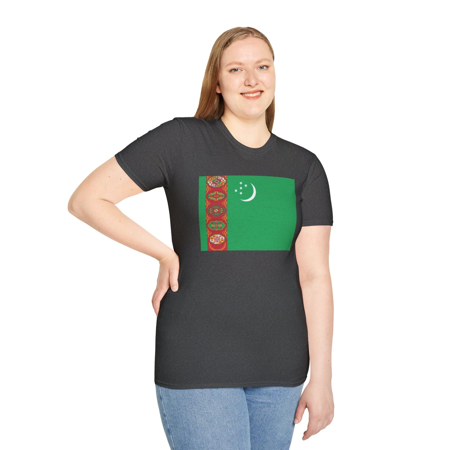 Unisex Softstyle T-Shirt -- Turkmenistan