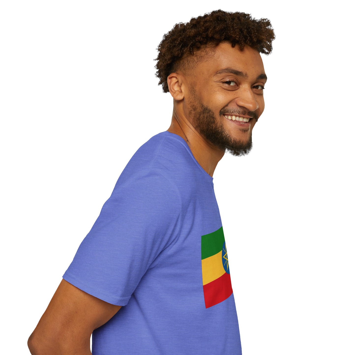 Unisex Softstyle T-Shirt -- Ethiopia Federal Flag