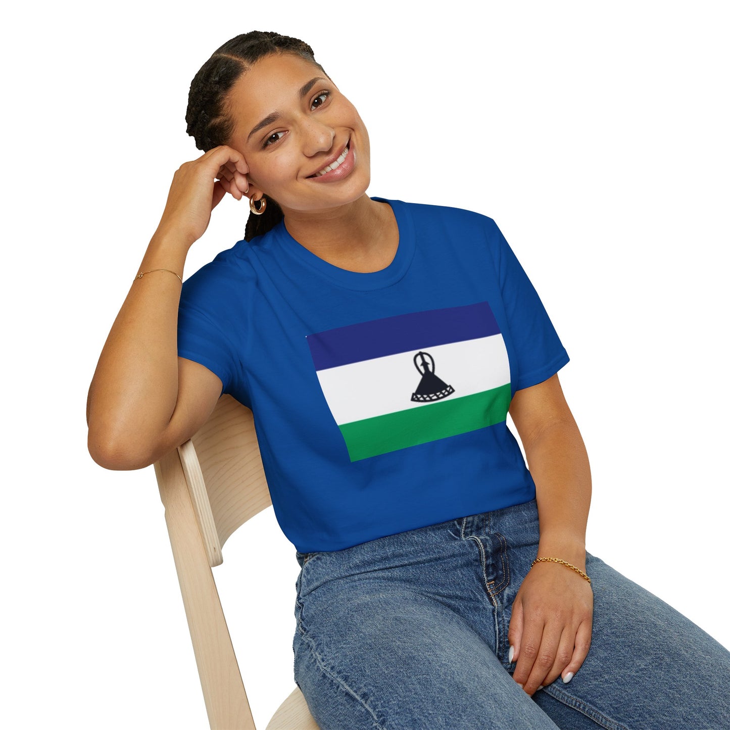 Unisex Softstyle T-Shirt -- Lesotho