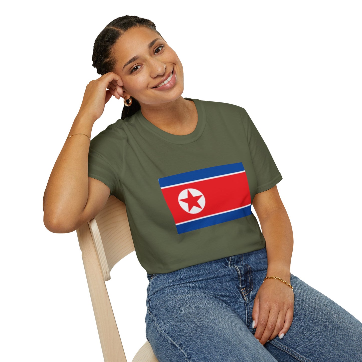 Unisex Softstyle T-Shirt -- North Korea