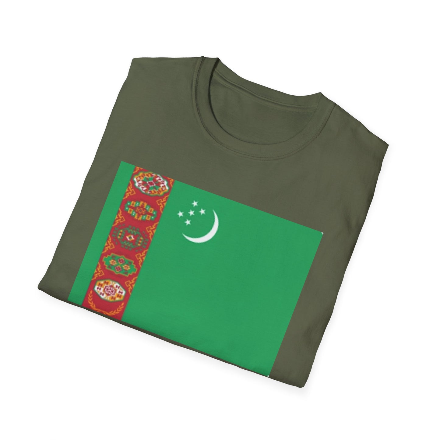 Unisex Softstyle T-Shirt -- Turkmenistan