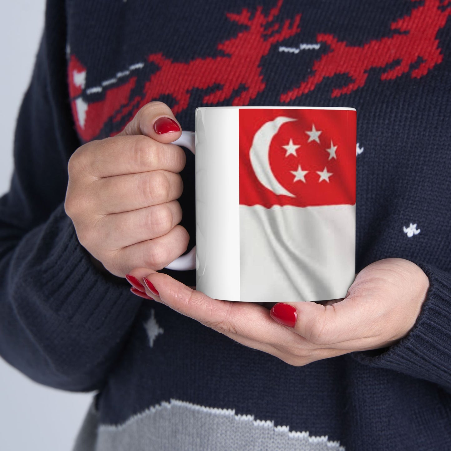 Ceramic Mug, 11oz -- Singapore