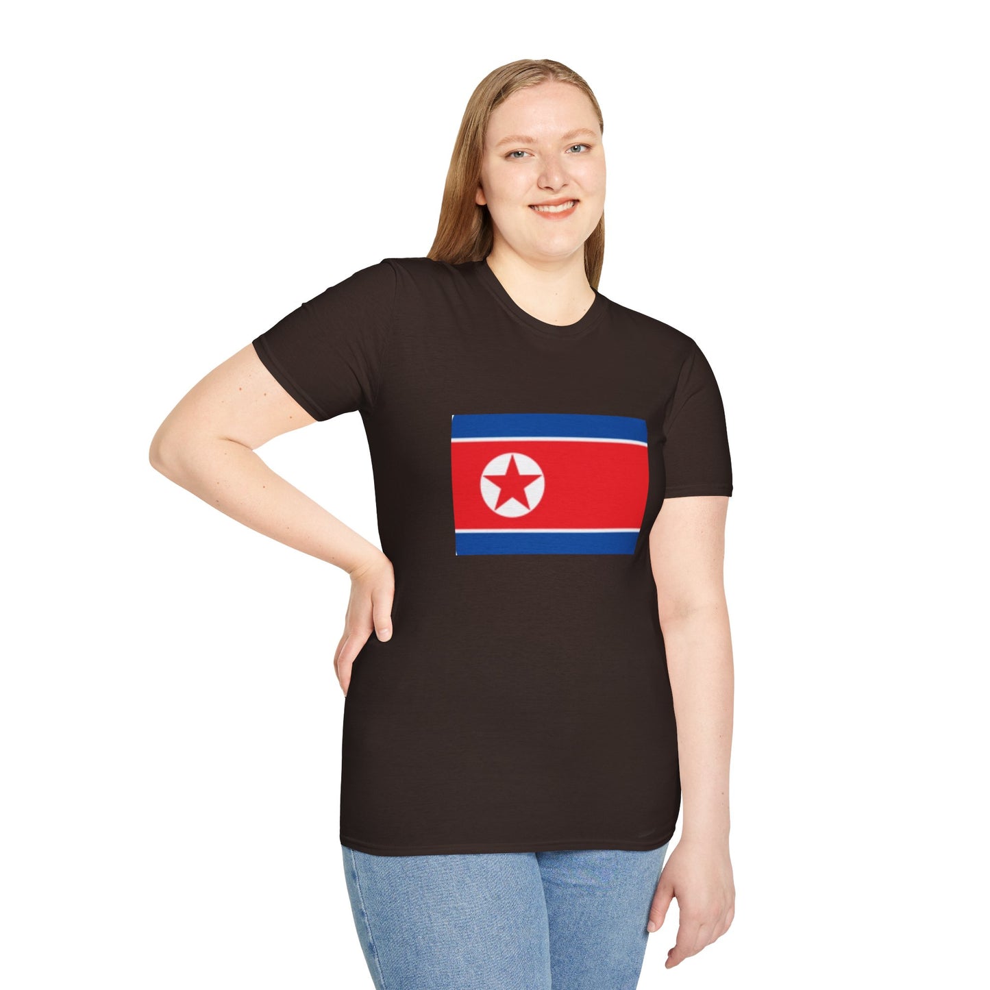 Unisex Softstyle T-Shirt -- North Korea