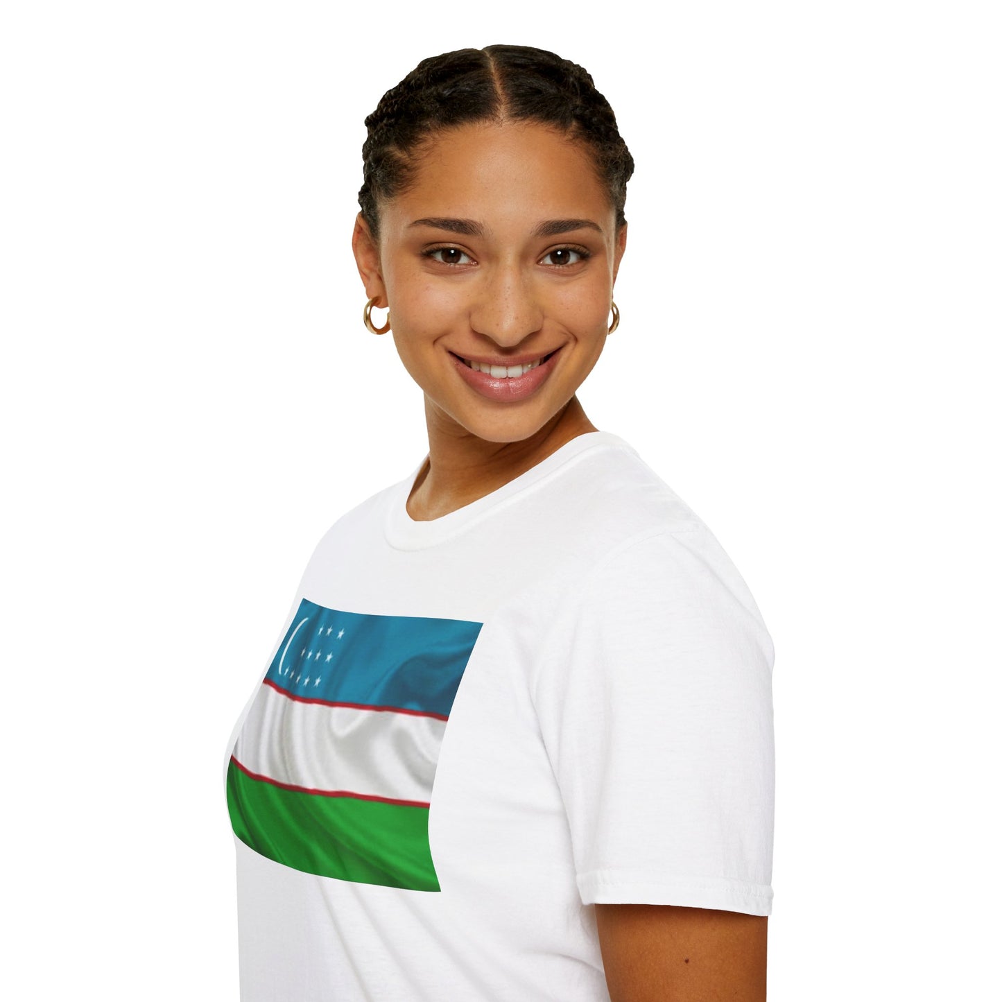 Unisex Softstyle T-Shirt -- Uzbekistan