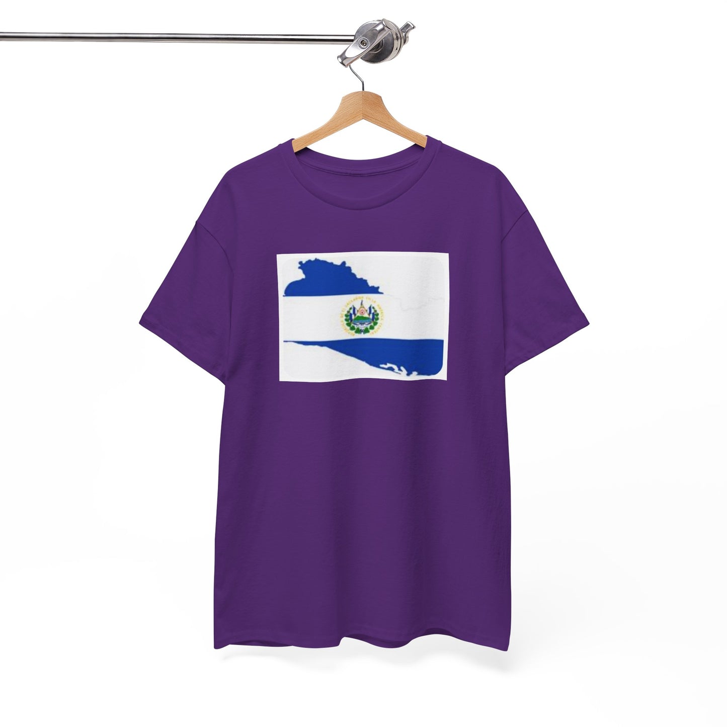 Unisex Heavy Cotton Tee -- el Salvador flag and map