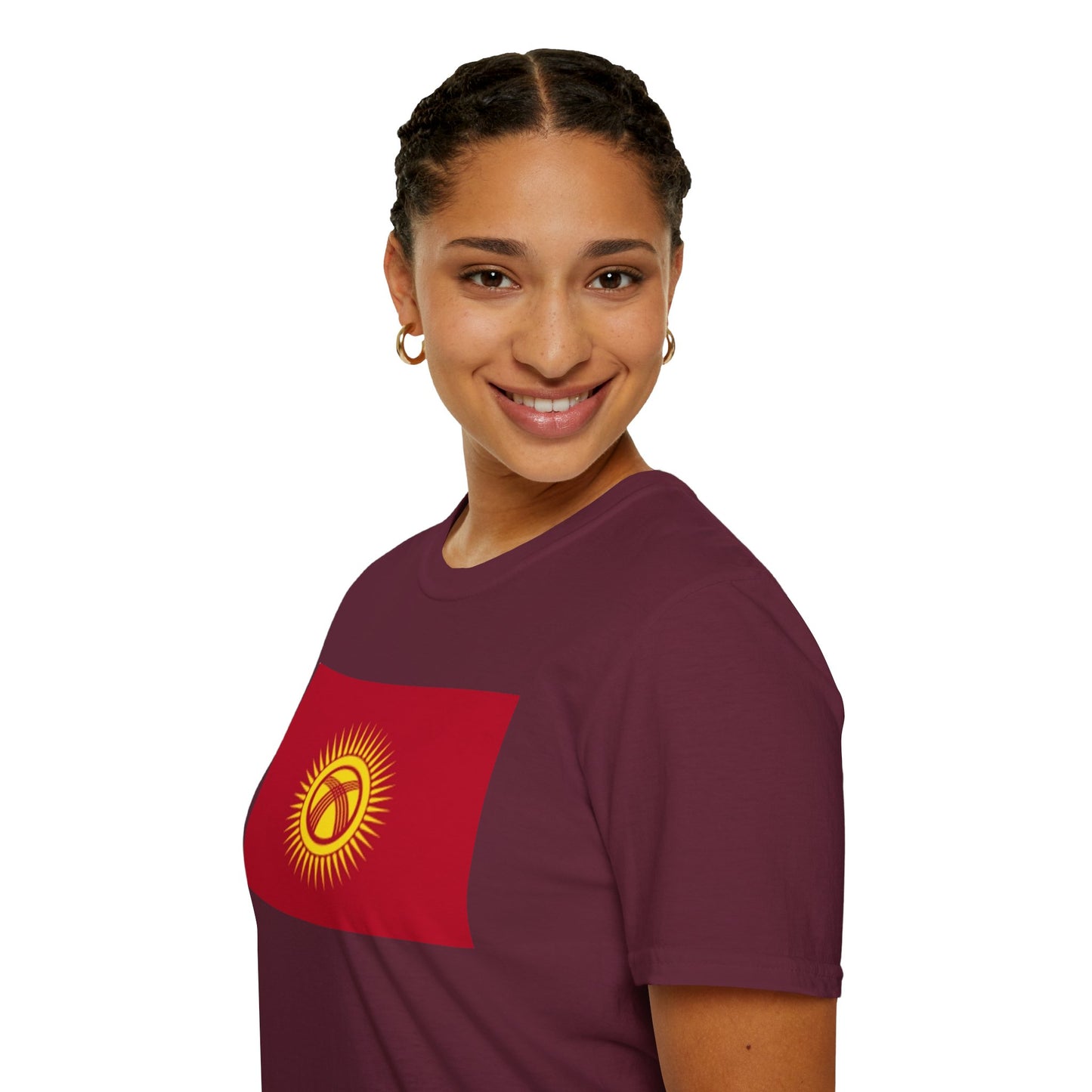 Unisex Softstyle T-Shirt -- Kyrgyzstan