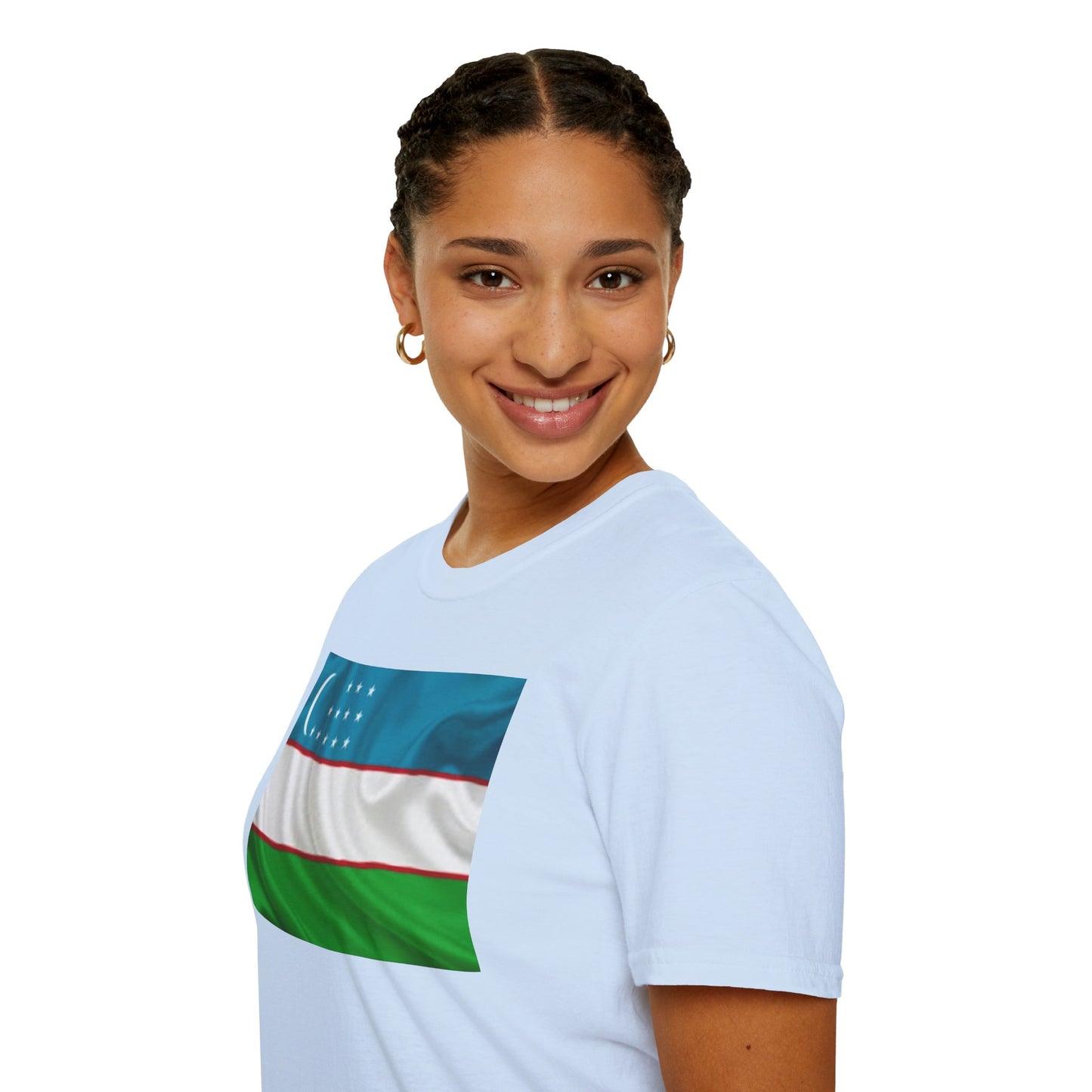 Unisex Softstyle T-Shirt -- Uzbekistan