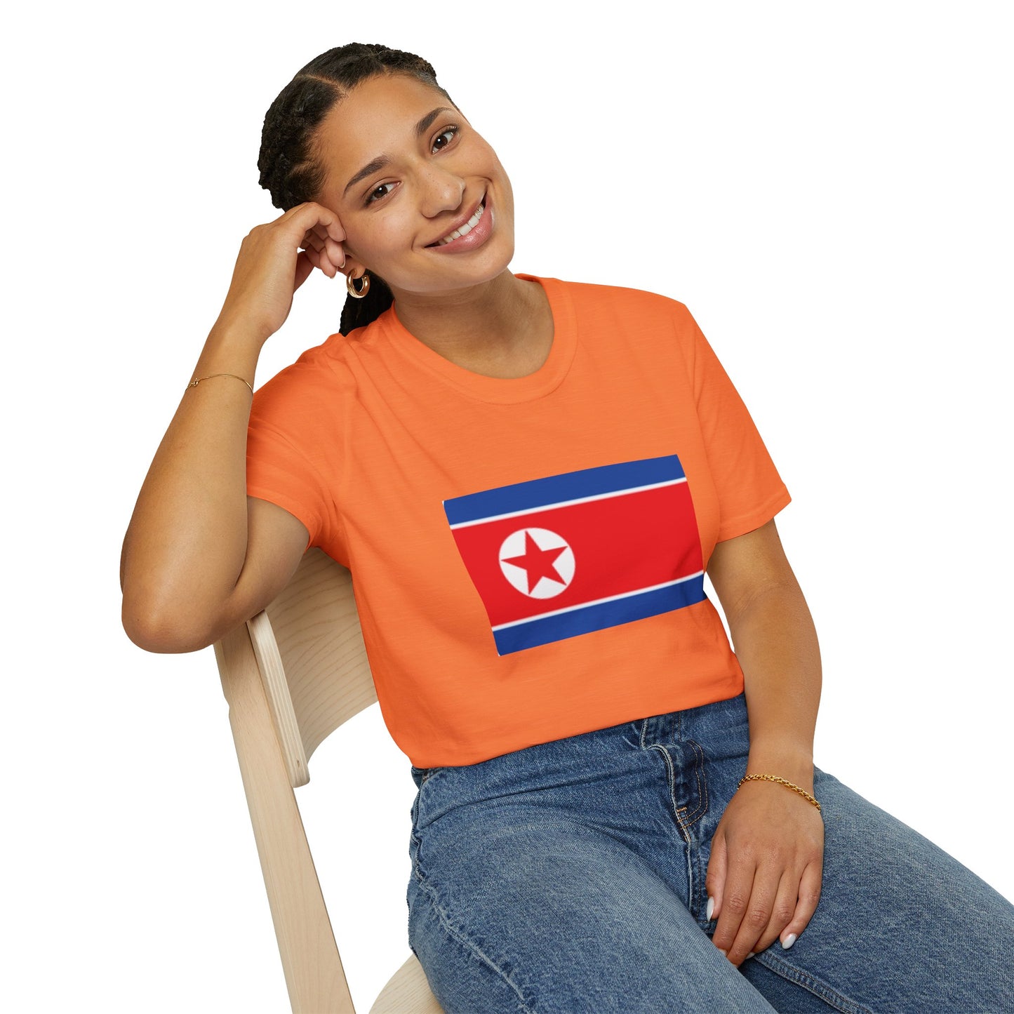 Unisex Softstyle T-Shirt -- North Korea