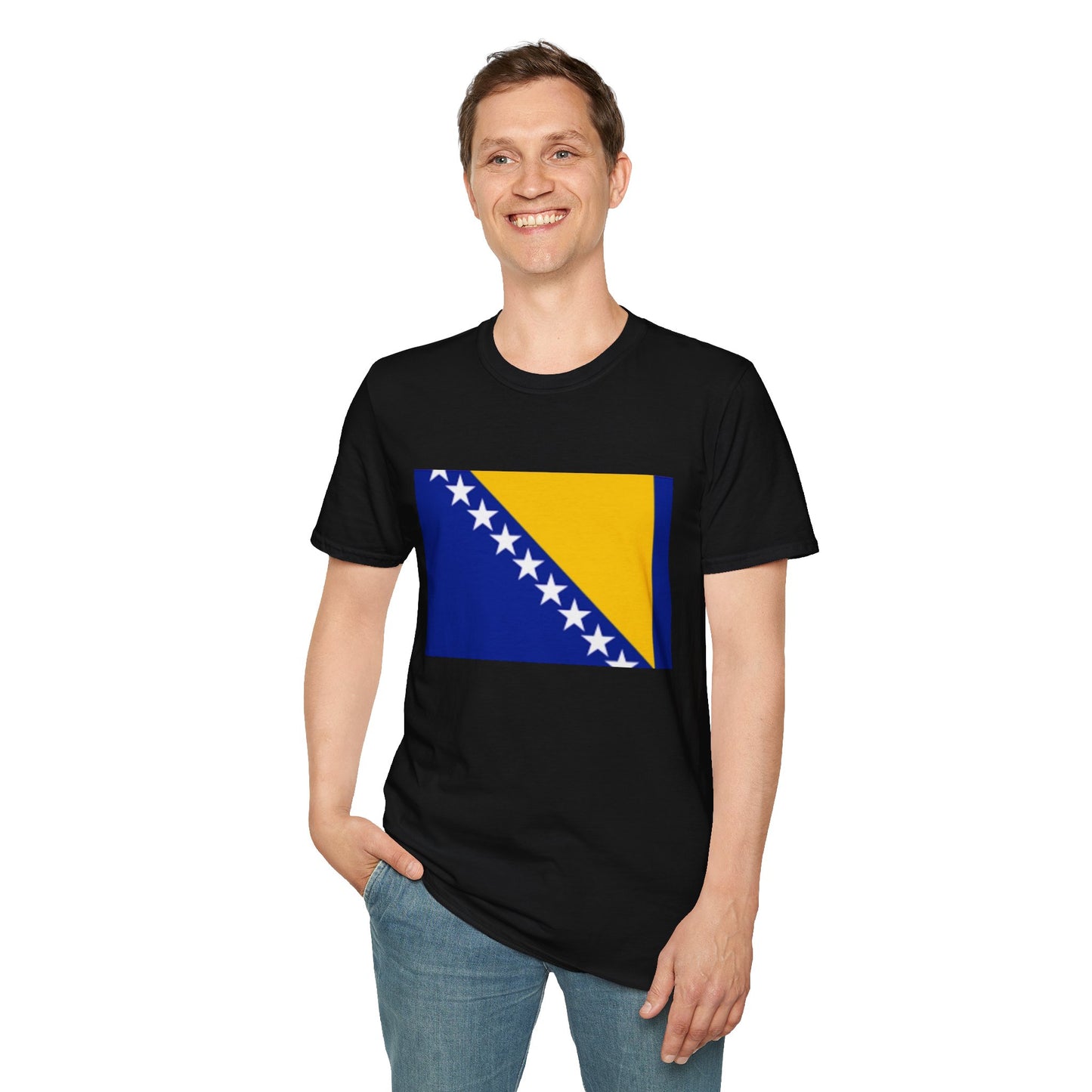 Unisex Softstyle T-Shirt -- Bosnia Herzegovina