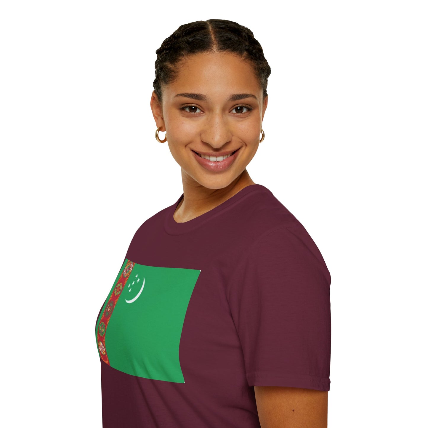 Unisex Softstyle T-Shirt -- Turkmenistan