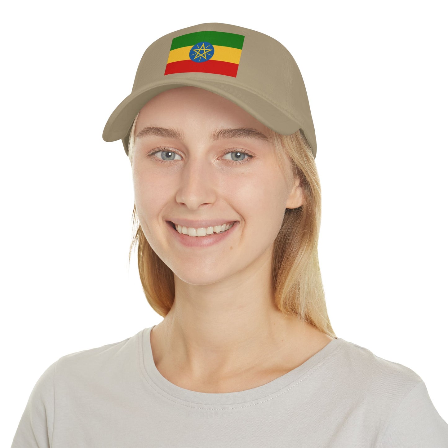 Low Profile Baseball Cap -- Ethiopian Federal Flag