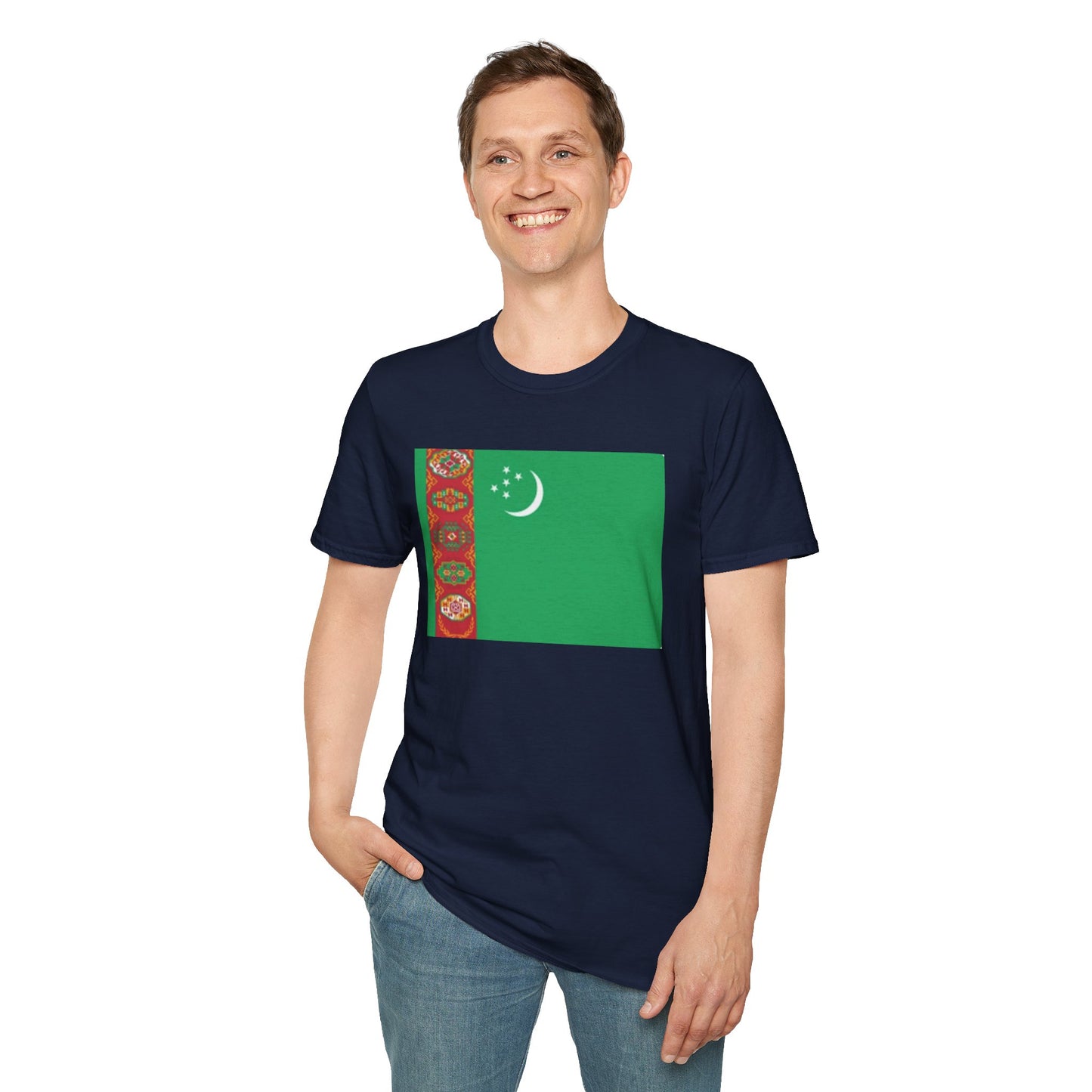 Unisex Softstyle T-Shirt -- Turkmenistan