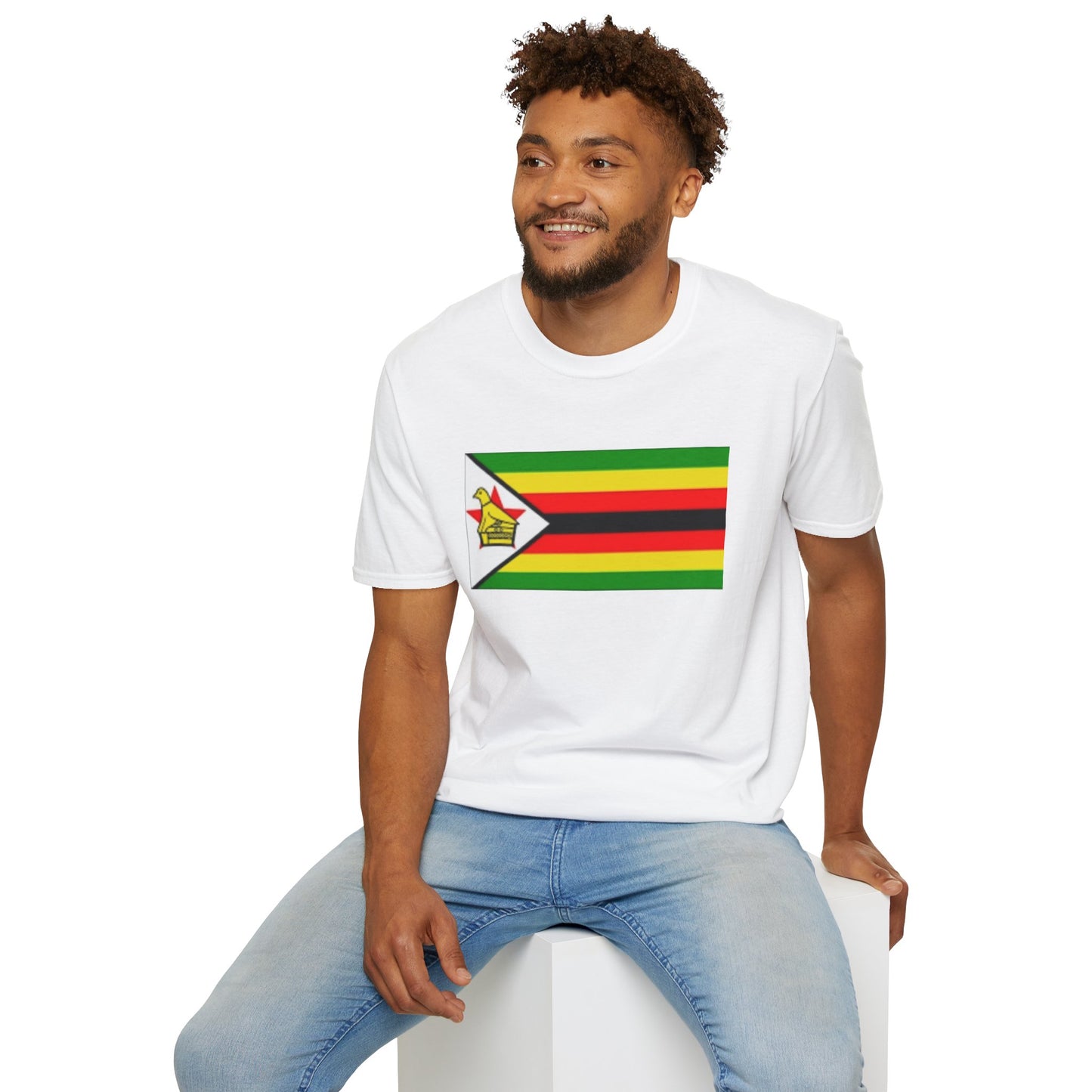 Unisex Softstyle T-Shirt -- Zimbabwe