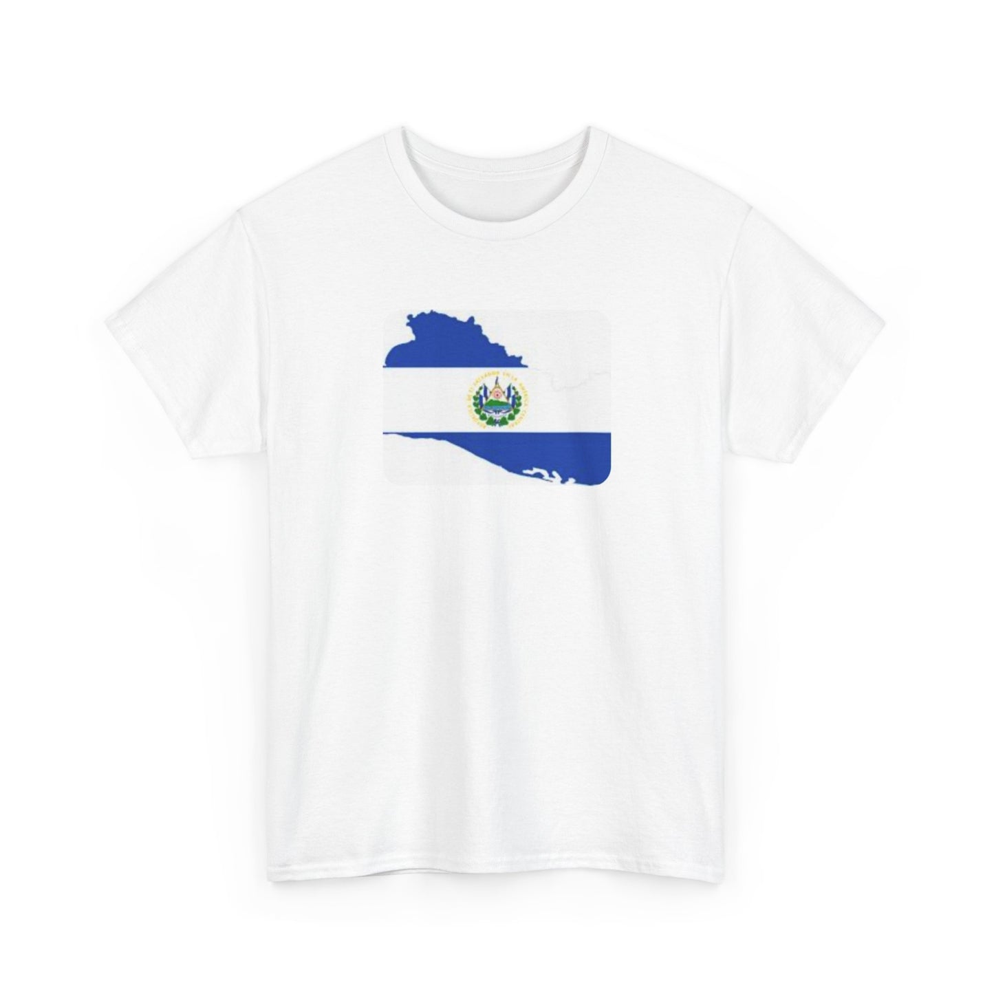 Unisex Heavy Cotton Tee -- el Salvador flag and map