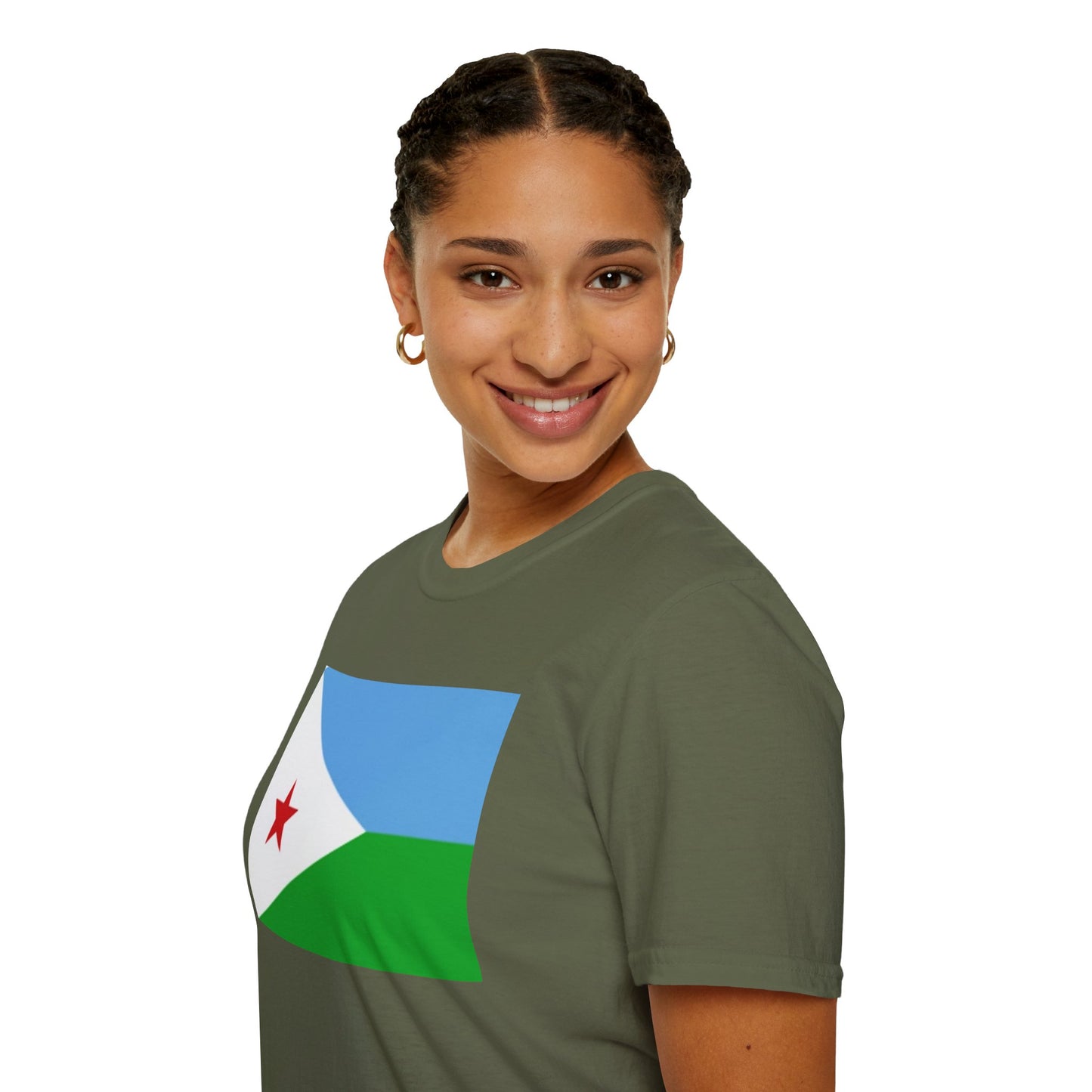 Unisex Softstyle T-Shirt -- Djibouti