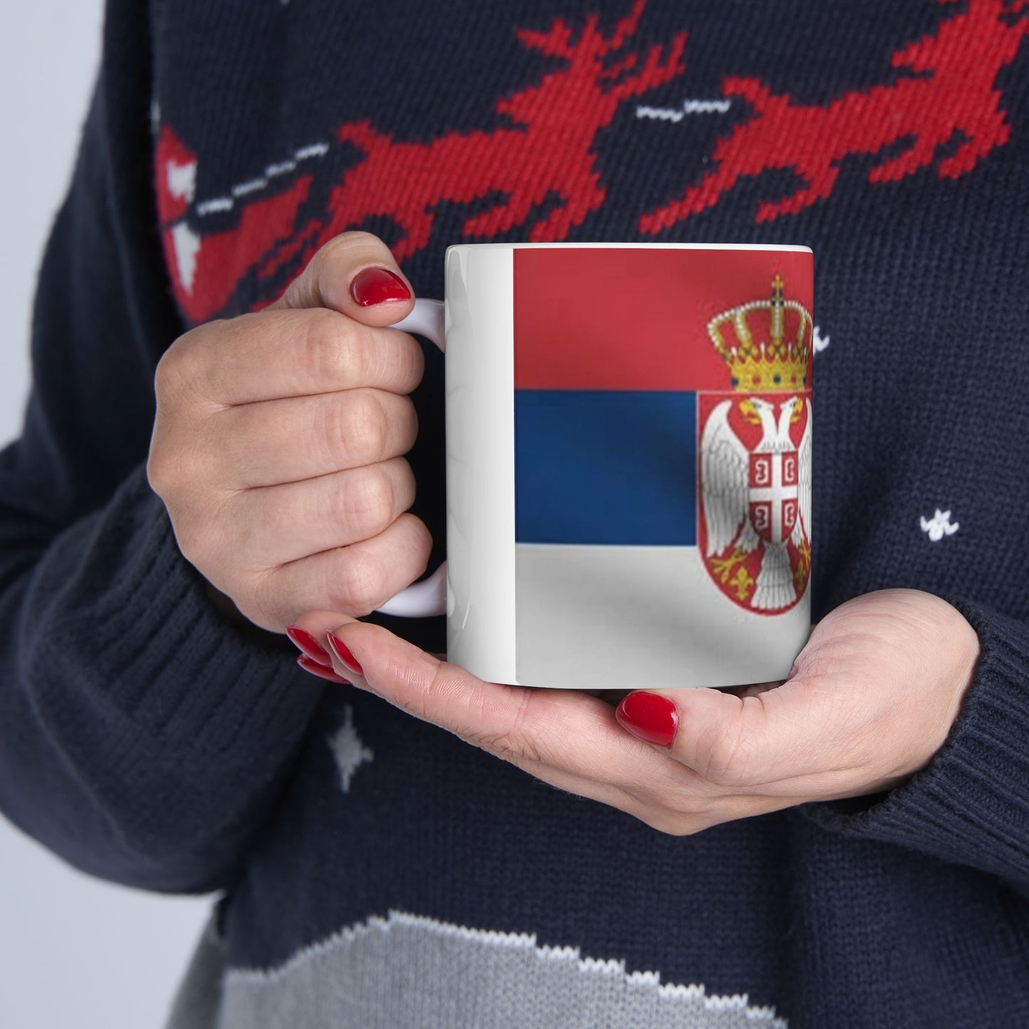 Ceramic Mug 11oz -- Serbia