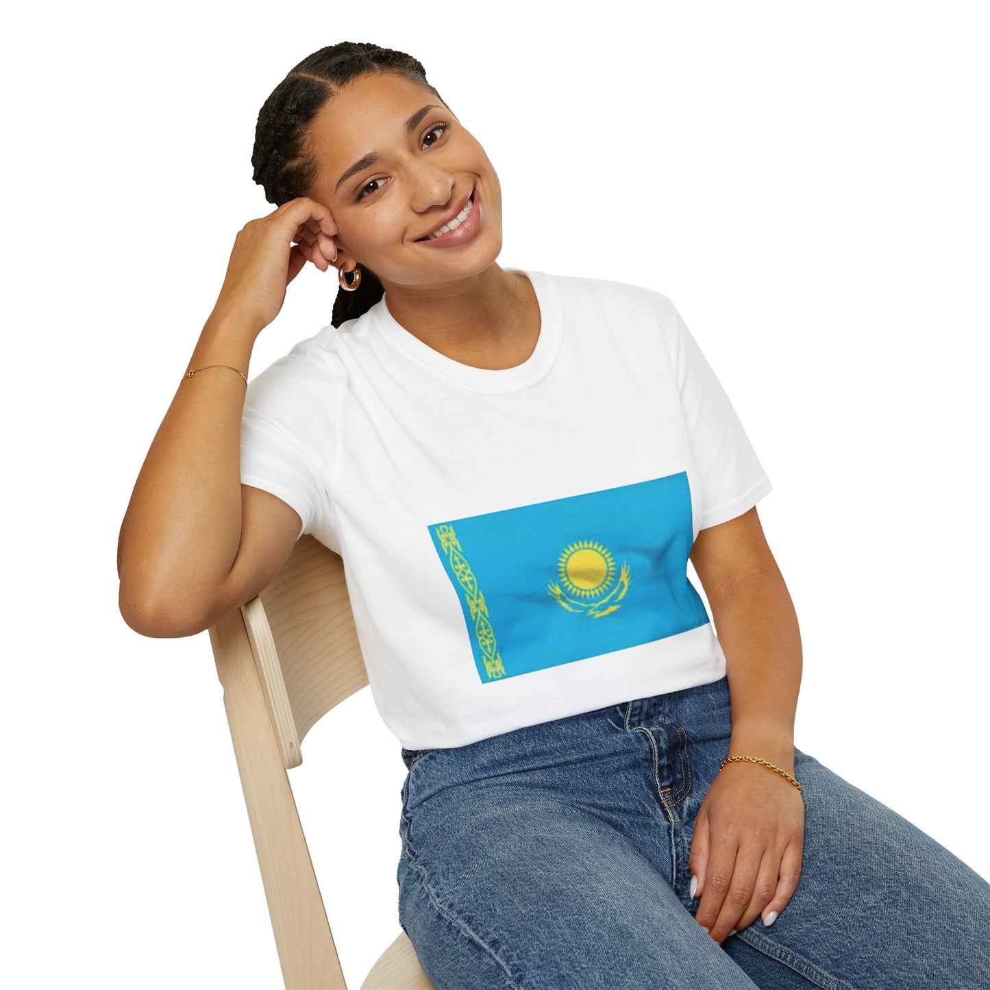 Unisex Softstyle T-Shirt -- Kazakhstan