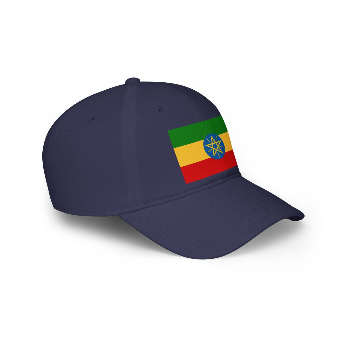 Low Profile Baseball Cap -- Ethiopian Federal Flag