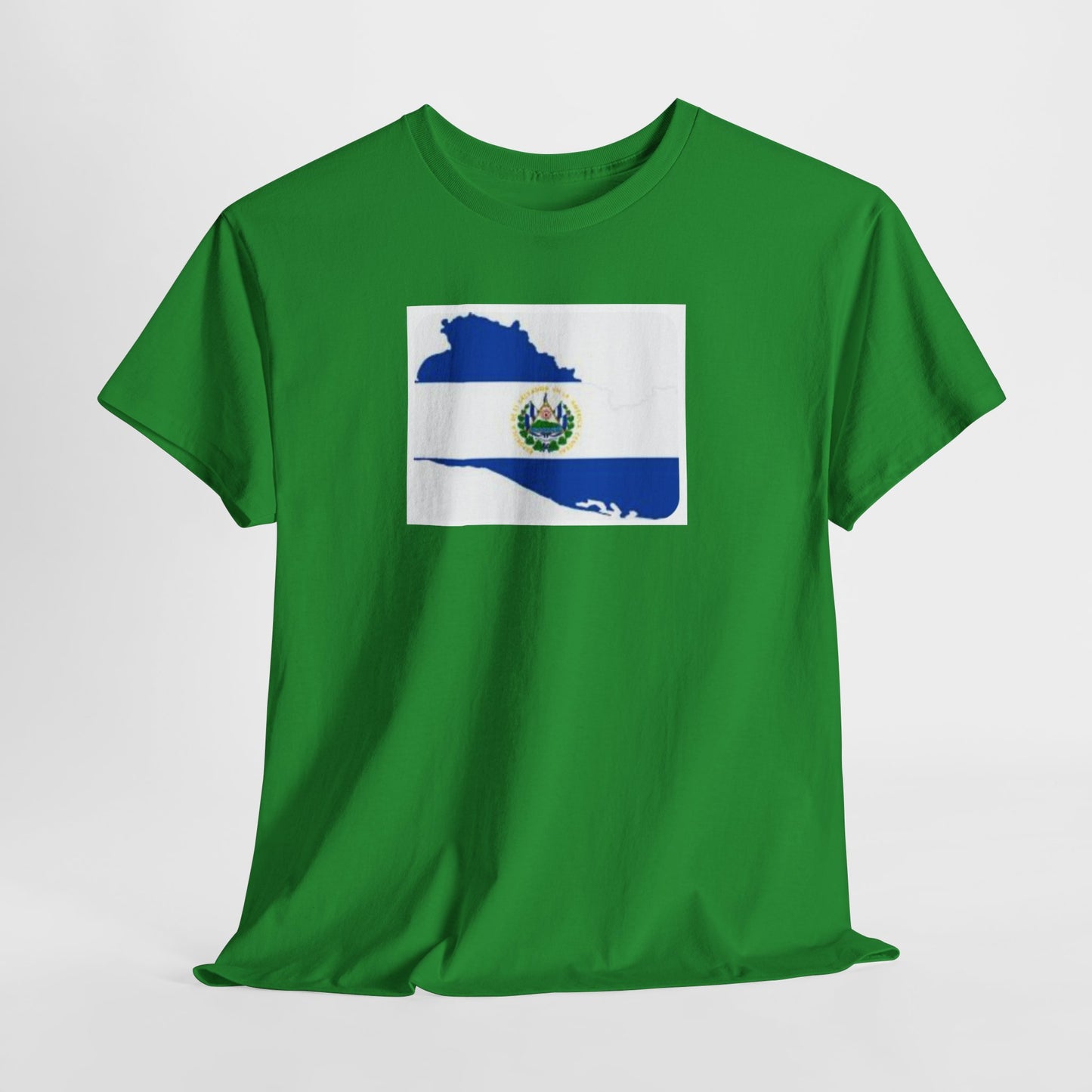 Unisex Heavy Cotton Tee -- el Salvador flag and map