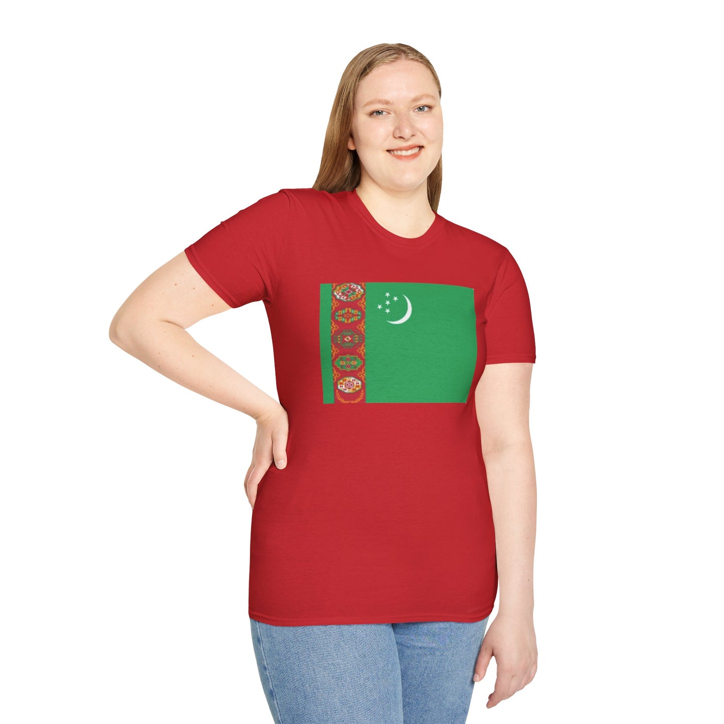 Unisex Softstyle T-Shirt -- Turkmenistan