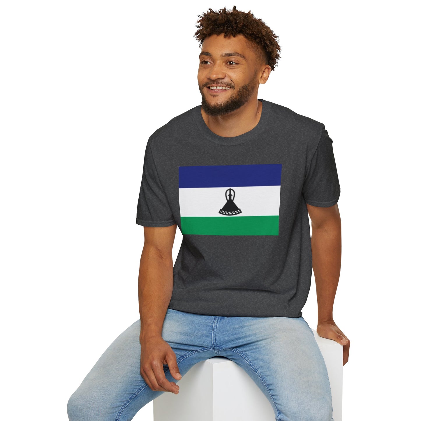 Unisex Softstyle T-Shirt -- Lesotho