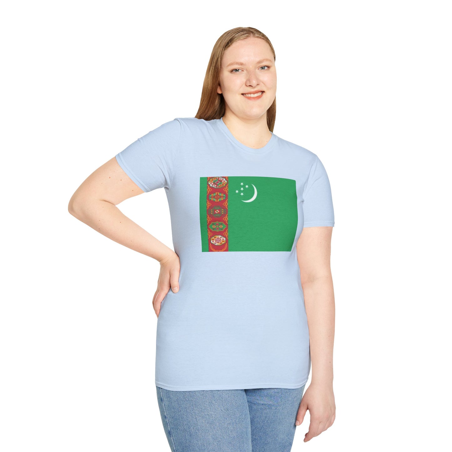 Unisex Softstyle T-Shirt -- Turkmenistan