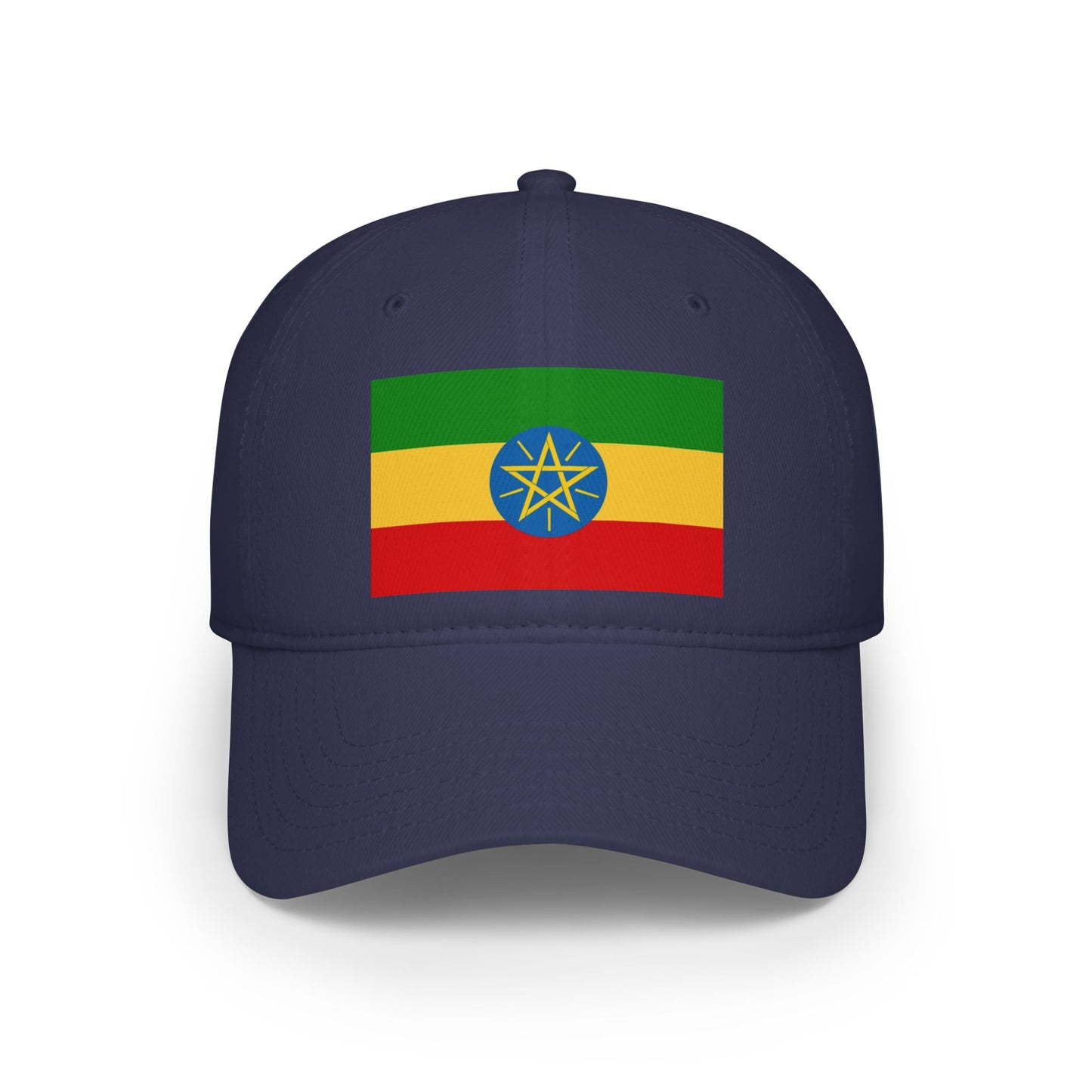 Low Profile Baseball Cap -- Ethiopian Federal Flag