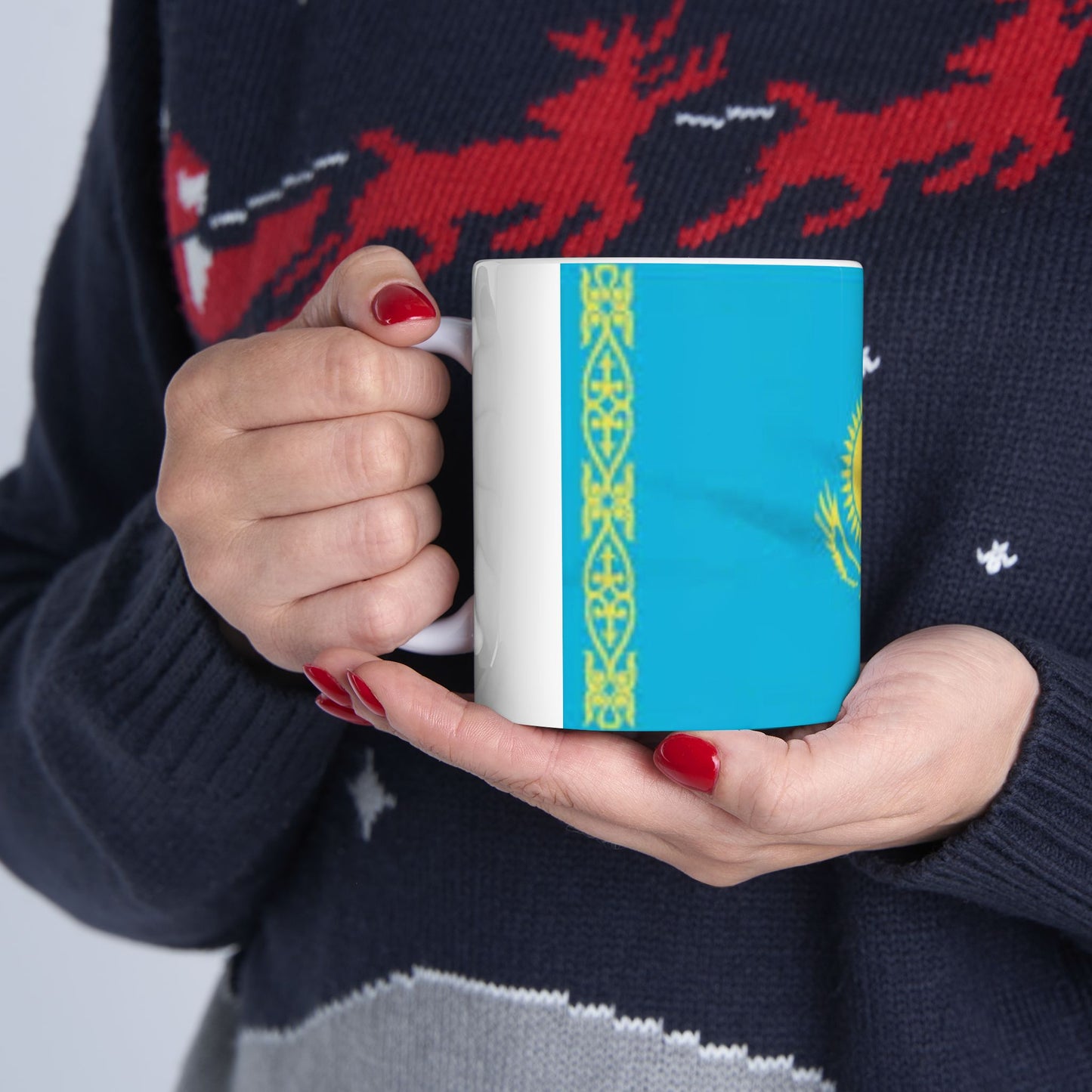 Ceramic Mug, 11oz -- Kazakhstan
