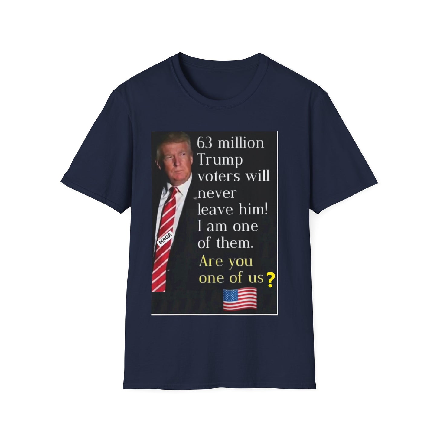 Unisex Softstyle T-Shirt -- Trump 2024