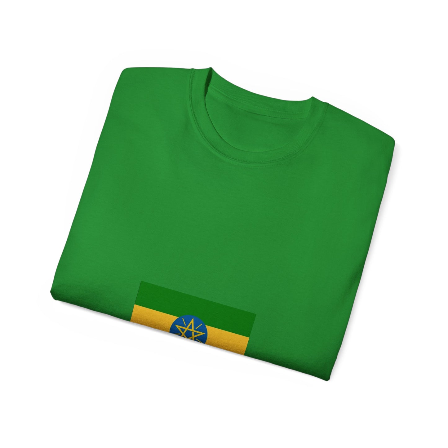 Unisex Ultra Cotton Tee -- Ethiopian Federal Flag Tshirt