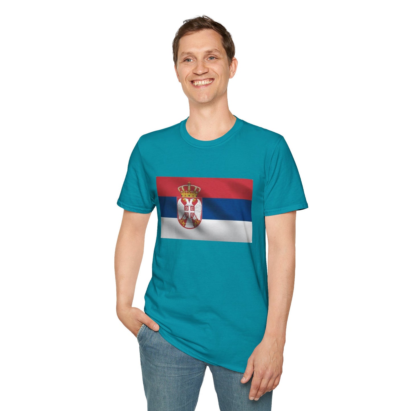 Unisex Softstyle T-Shirt -- Serbia