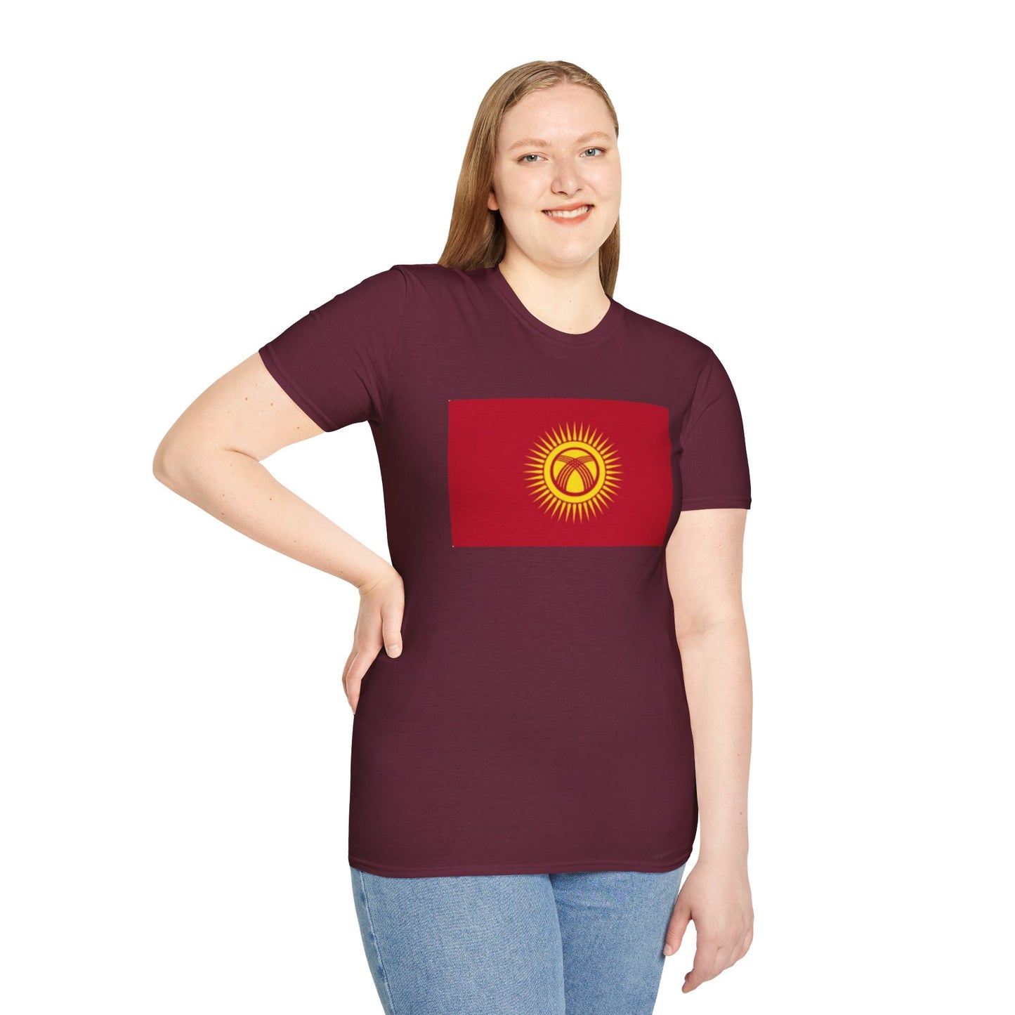 Unisex Softstyle T-Shirt -- Kyrgyzstan