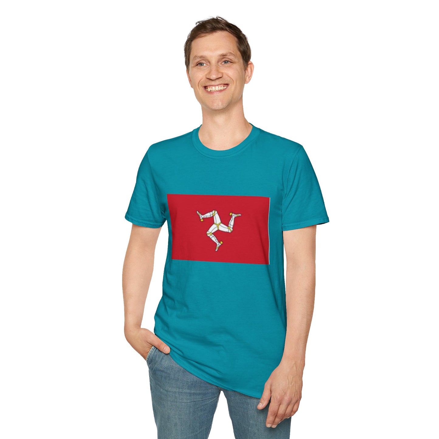 Unisex Softstyle T-Shirt -- Isle of Man