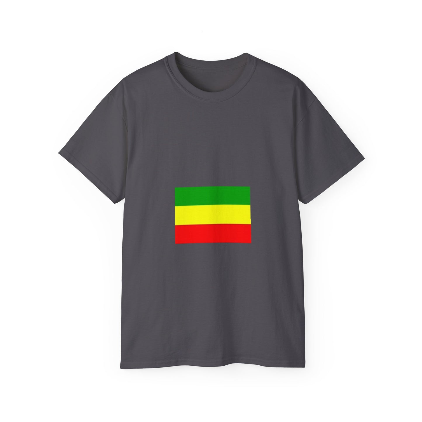 Unisex Ultra Cotton Tee - Ethiopan Flag no star