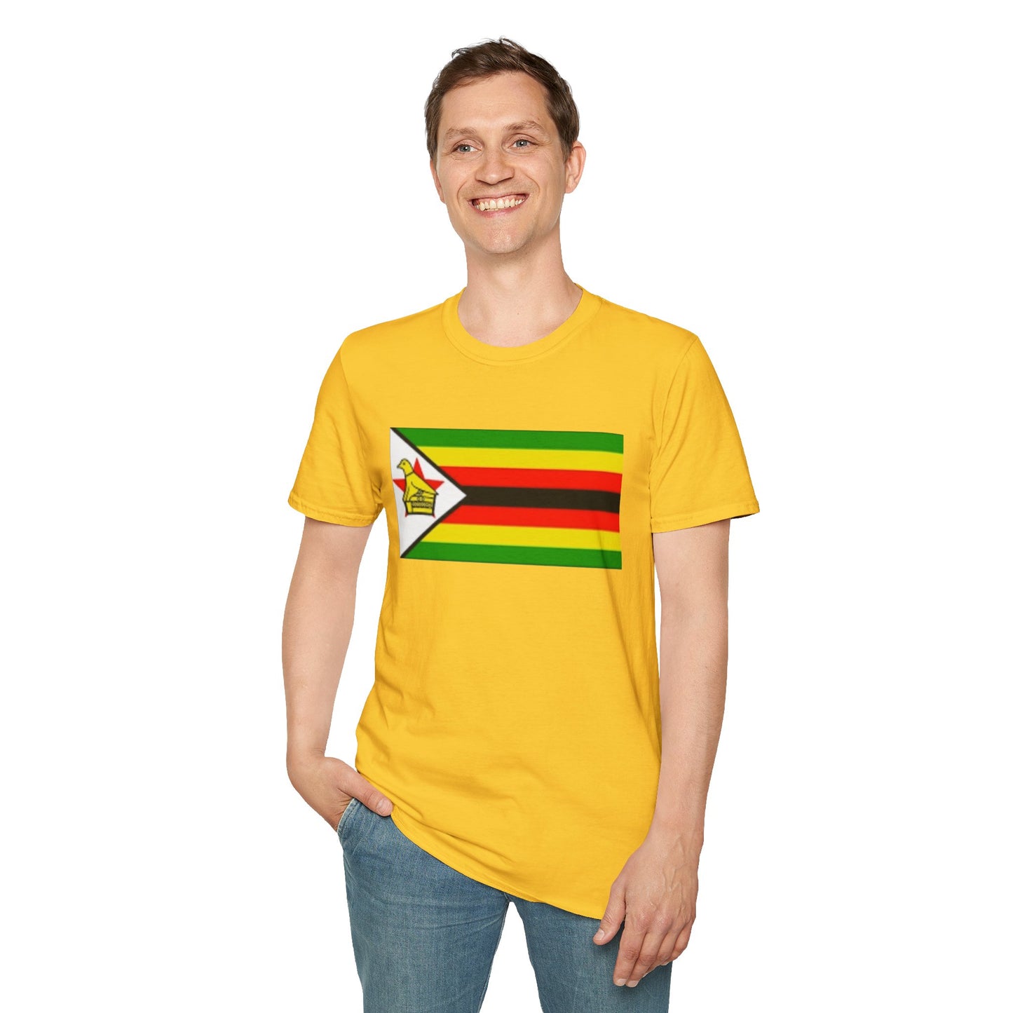 Unisex Softstyle T-Shirt -- Zimbabwe