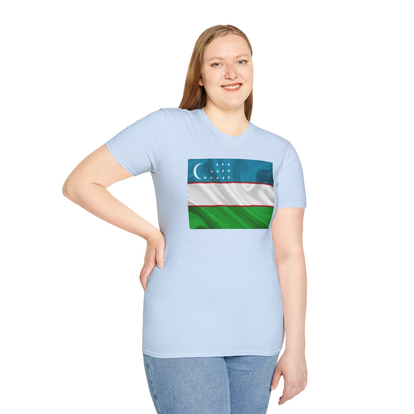 Unisex Softstyle T-Shirt -- Uzbekistan