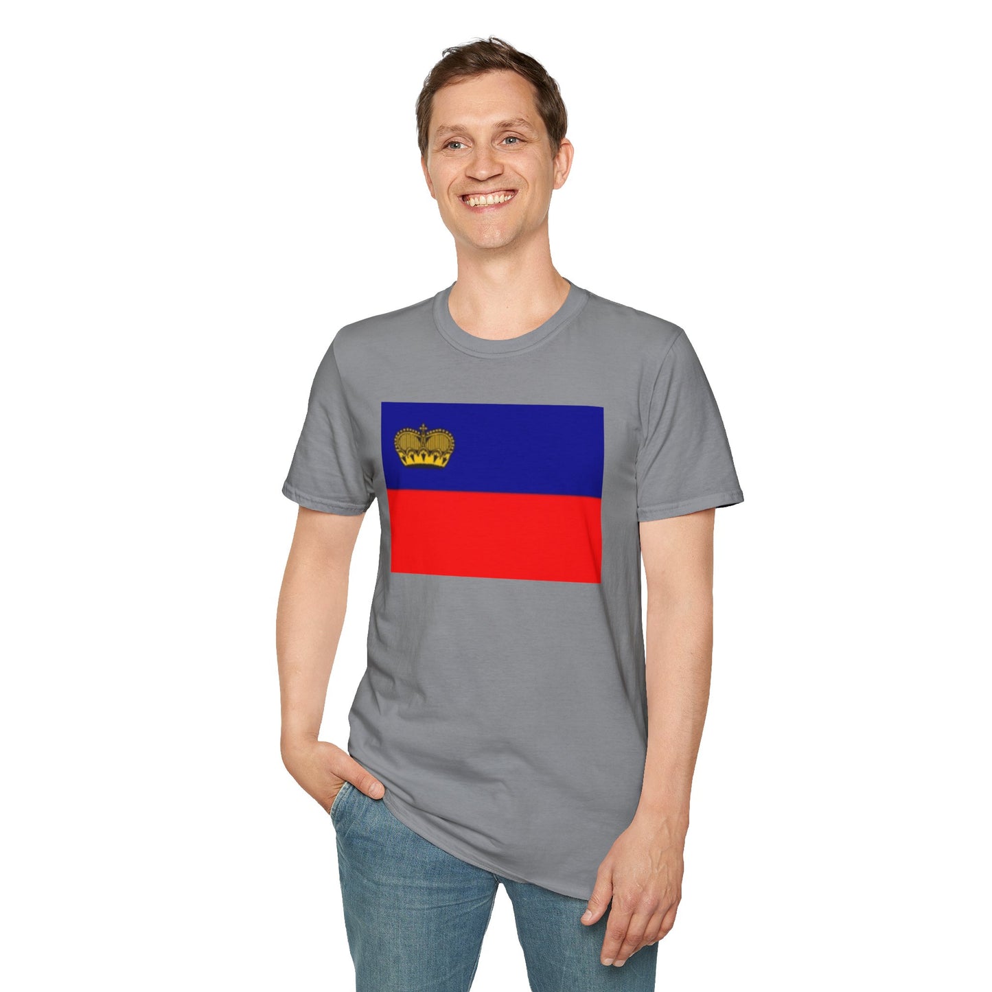 Unisex Softstyle T-Shirt -- Liechtenstein