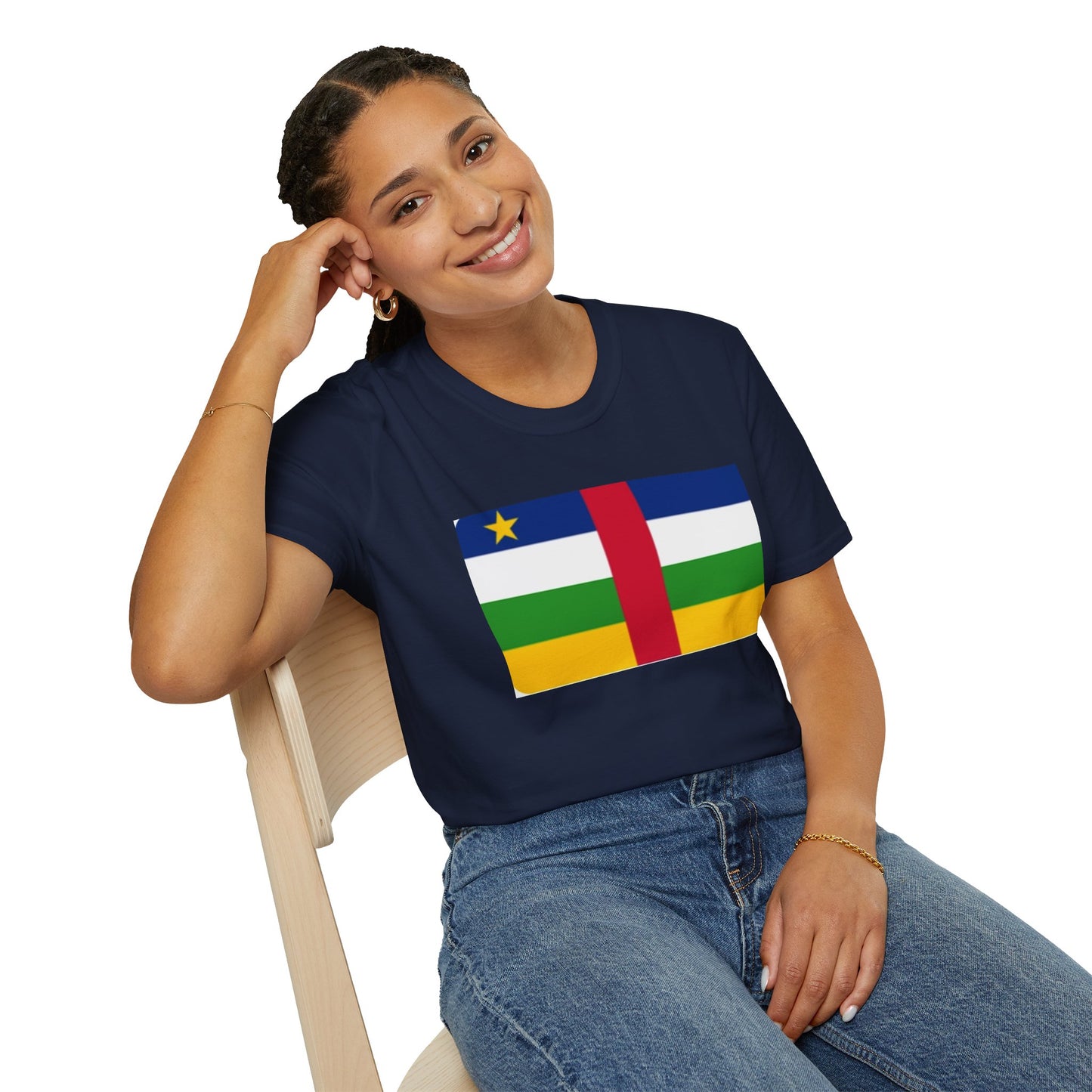 Unisex Softstyle T-Shirt - Central African Republic
