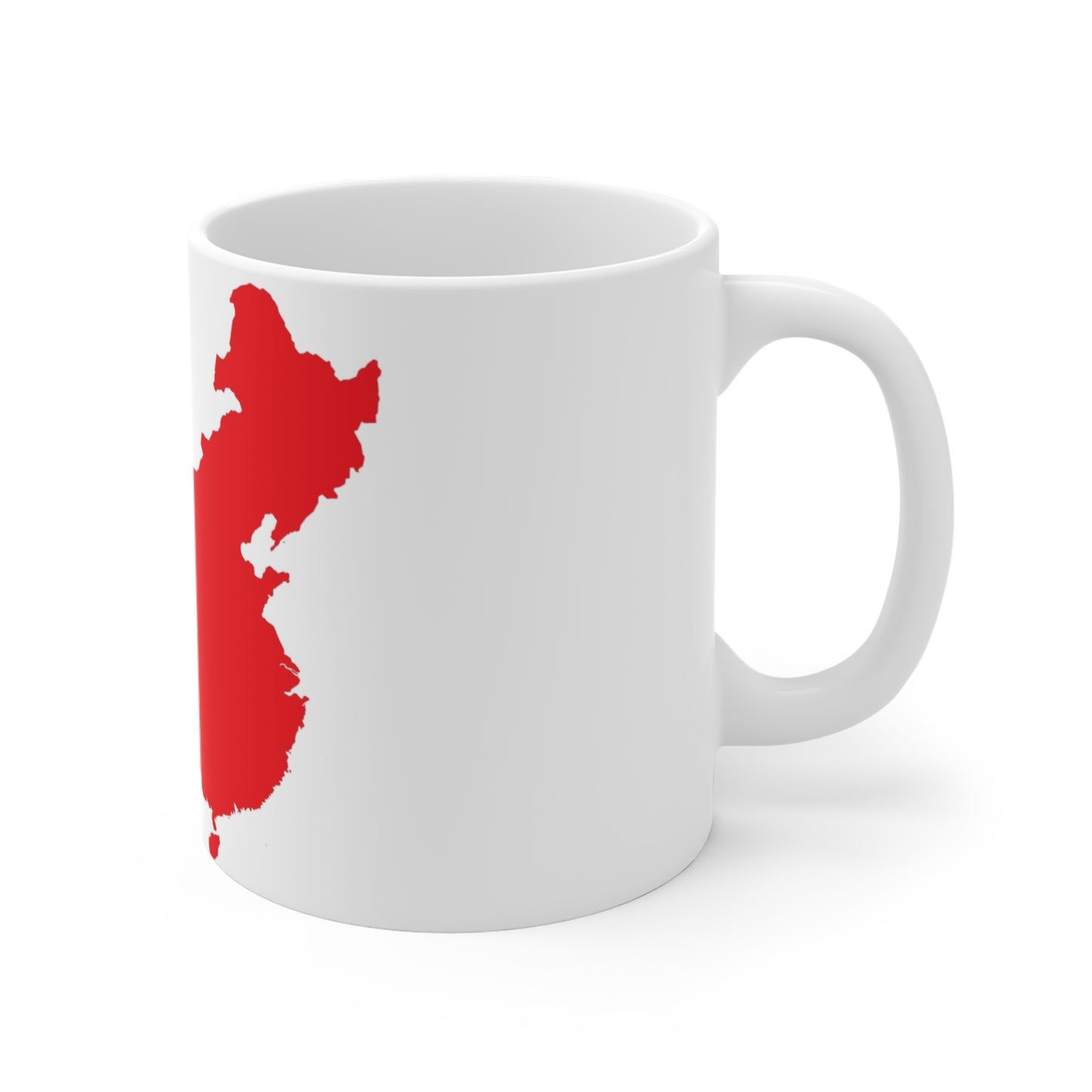 Mug 11oz -- china flag and map
