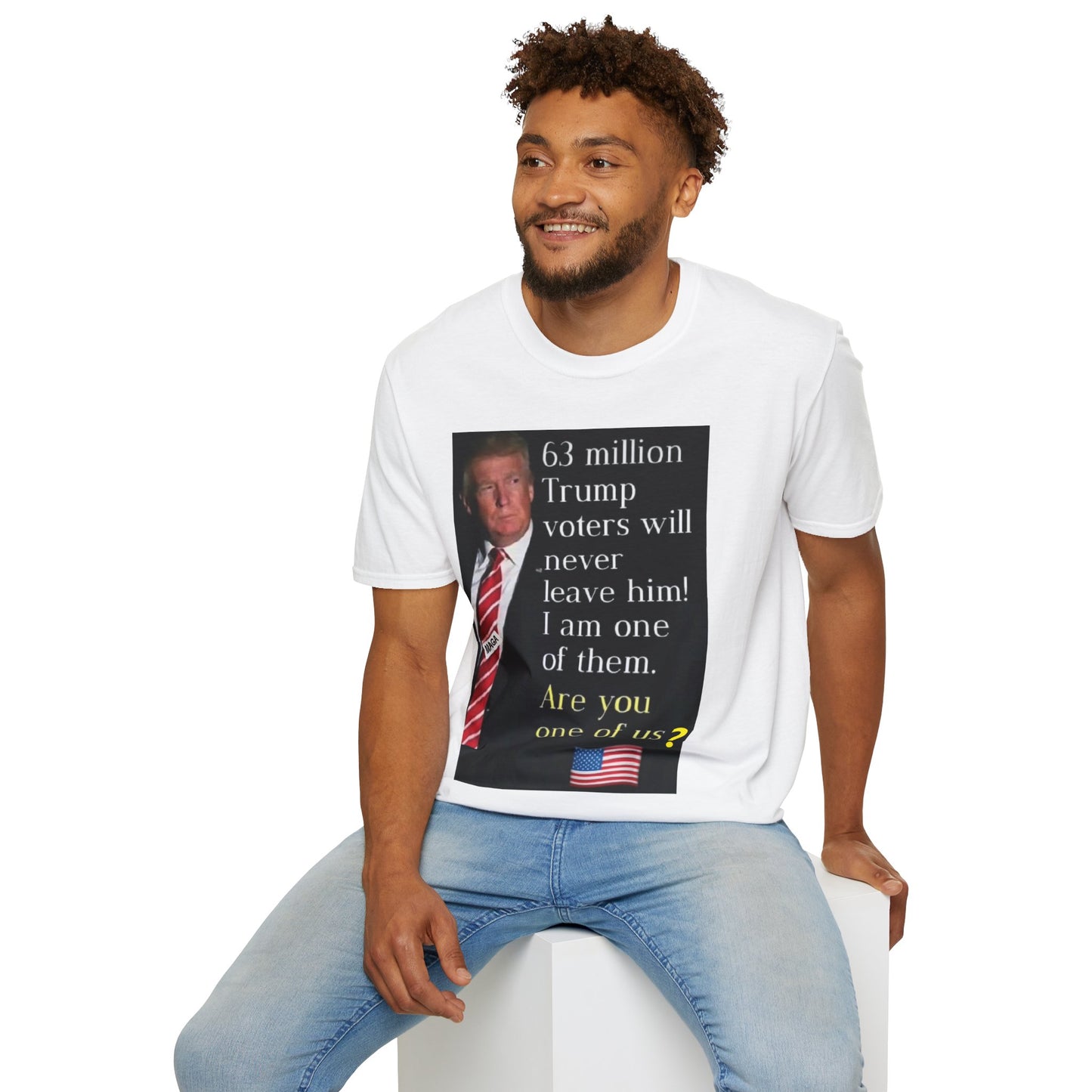 Unisex Softstyle T-Shirt -- Trump 2024