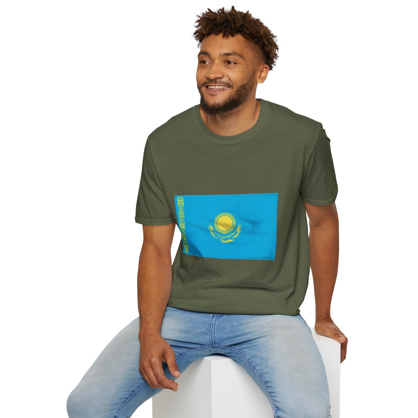 Unisex Softstyle T-Shirt -- Kazakhstan