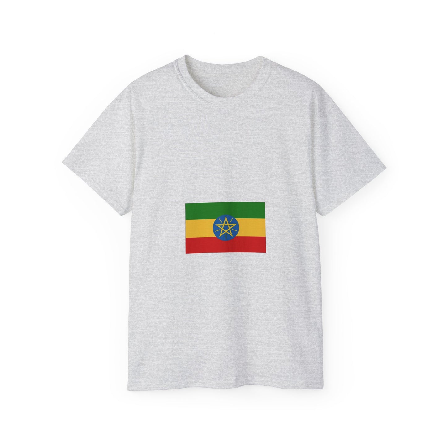 Unisex Ultra Cotton Tee -- Ethiopian Federal Flag Tshirt