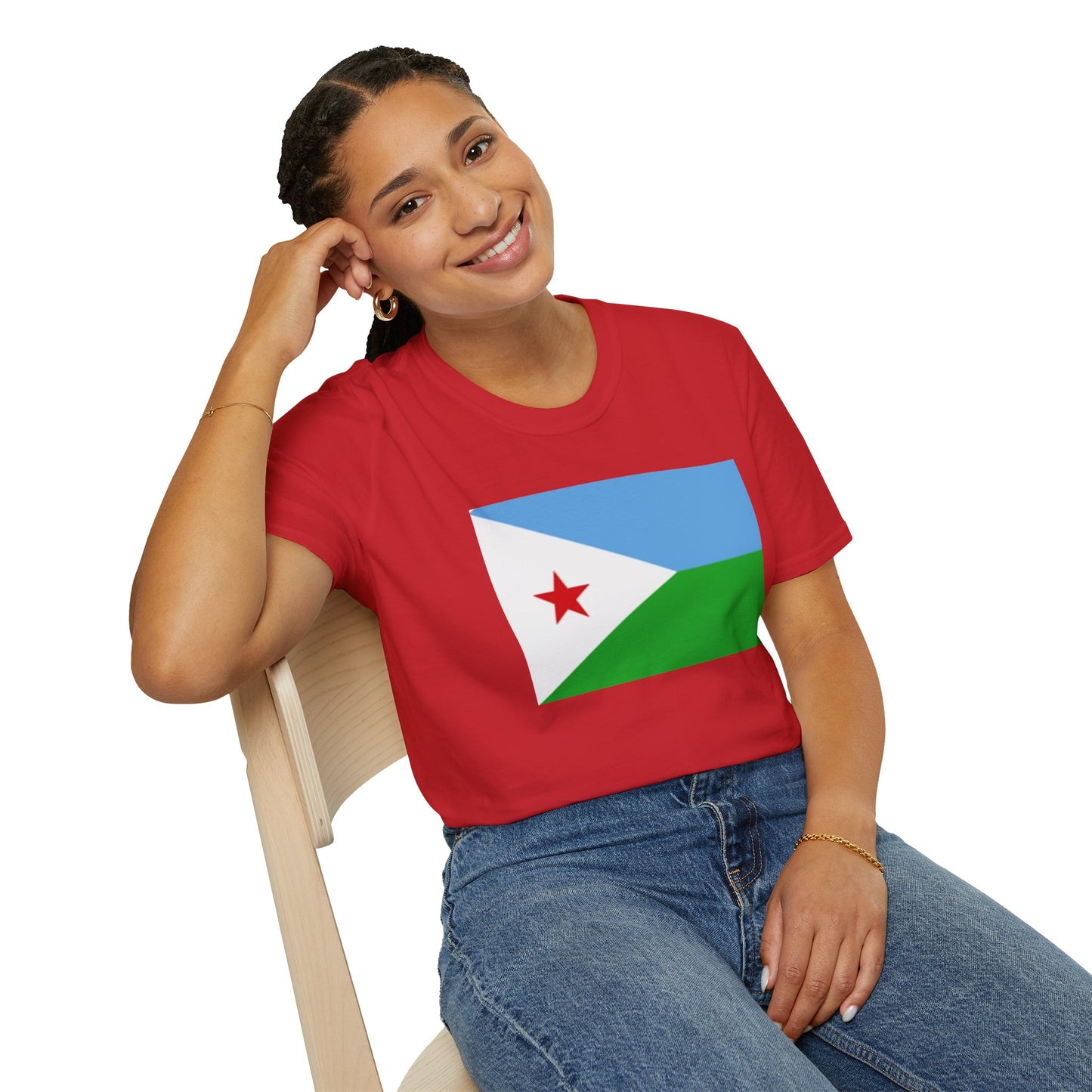 Unisex Softstyle T-Shirt -- Djibouti