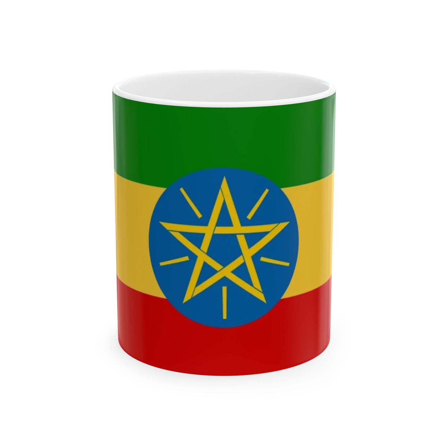 Ceramic Mug 11oz ZZ -- Ethiopian Federl Flag