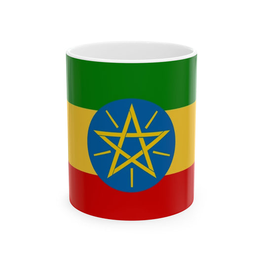 Ceramic Mug 11oz ZZ -- Ethiopian Federl Flag