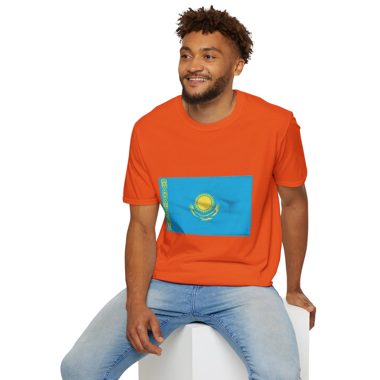 Unisex Softstyle T-Shirt -- Kazakhstan