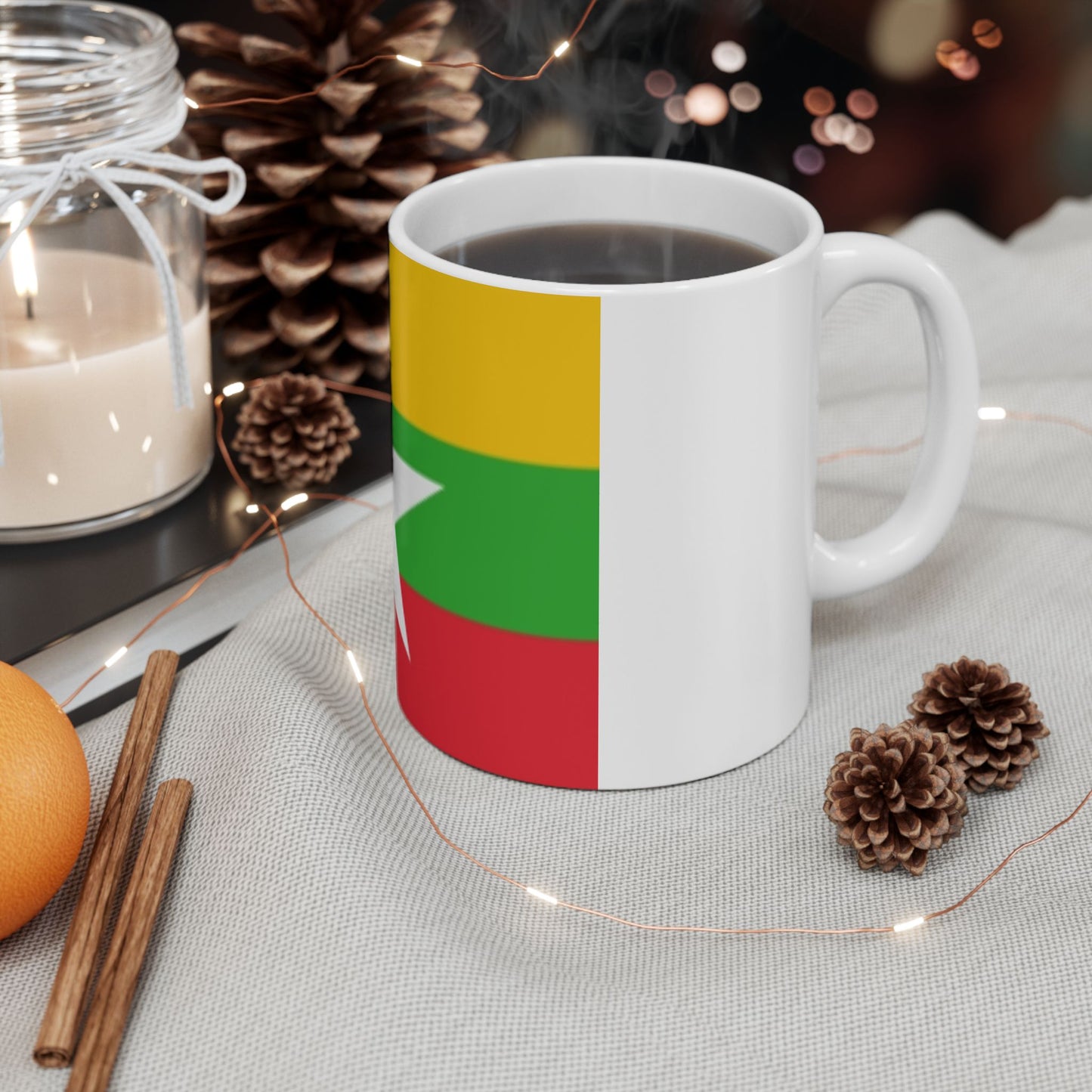 Ceramic Mug, 11oz -- Myanmar